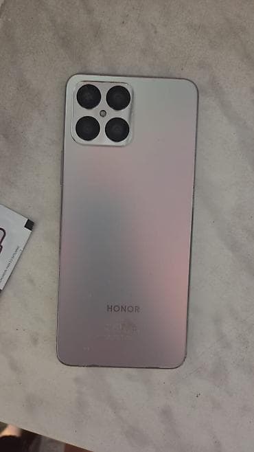 silver et ceken: Honor X8, rəng - Gümüşü, Qırıq — 1