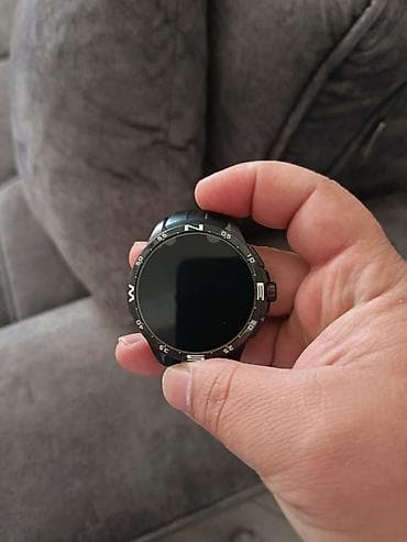 İşlənmiş, Smart saat, Sensor ekran, rəng - Qara