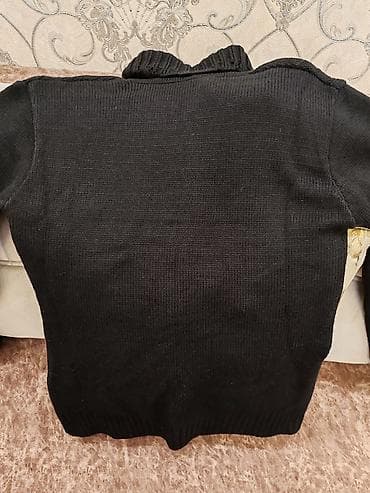 Личные вещи: Qadınlar üçün qara trikotaj kardiqan - Rəng: qara. Turkiye istehsalı — 1