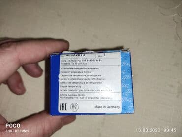 оригинальные запчасти volkswagen: Temperatur sensoru 2 eded (swag ve meyle) Vw passat b5 2001-2004 1.8t — 7