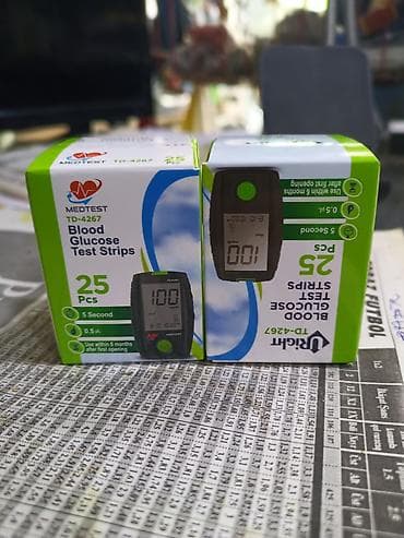 diabzid m: Məhsul: MedTest TD-4267 qan qlükoza test zolaqları - Qutuda: 25 ədəd — 1