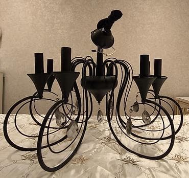 tok kabeli: Çılçıraq, 8 lampa, Metal — 2