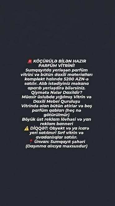 Ətir vitrini satılır — 8