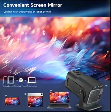 TV tünerlər və resiverlər: Yeni Portativ Proyektor Ödənişli çatdırılma — 6