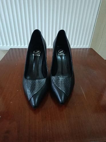 ayaggabı: Qadın klassik tufli dəsti 1) Marka: GARDA - Rəng: metalik boz - Burun — 3