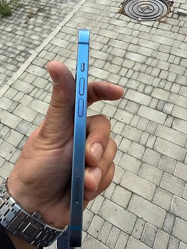 Техника и электроника: IPhone 13, 128 ГБ, Голубой, Битый — 5