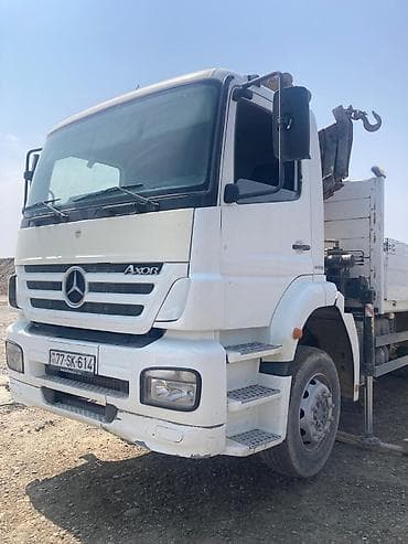 Mercedes-Benz Axor kranlı yük maşını icarəyə verilir Xüsusiyyətlər: -