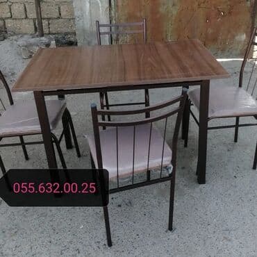 miz ustul: Stol stul desti masa və oturacaqlar dəstləri sexden birbaşa satişı — 7