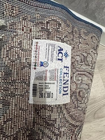 mavi ladin: *HEÇ İSTİFADƏ OlUNMAYIB* Xalça – ACT Fendi Collection - — 2