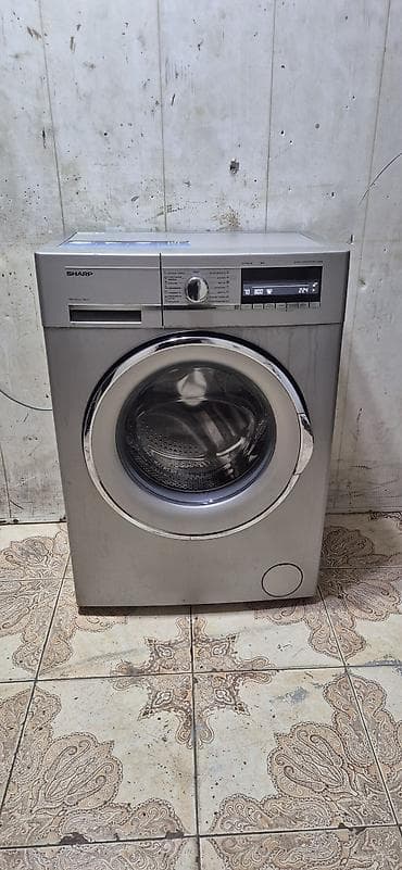 Paltaryuyan maşın Sharp, 6 kq, İşlənmiş, Avtomat, Qurutma var, Ödənişli çatdırılma
