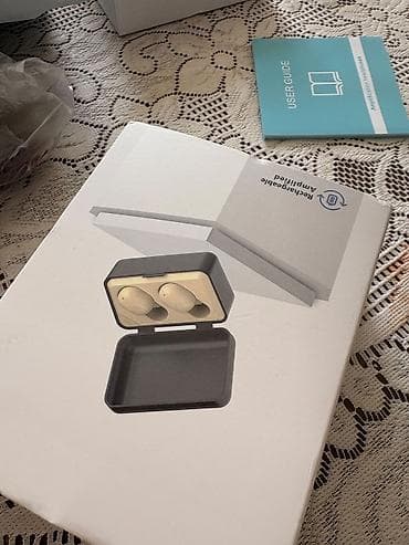 ses dinleyici cihaz: İki qulaqlı, qulaqdaxili “Amplification Headphones” (eşitmə — 4