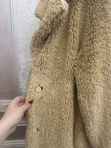 женские шубы турецкого производства: Шуба, цвет - Бежевый — 2