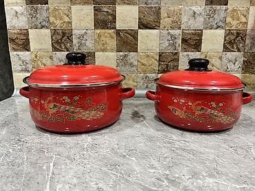 Посуда для готовки: Кастрюля, цвет - Красный — 2