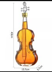 подарок любимому на 14 февраля: Skripka formalı şüşə qab Şüşə skripka formalı içki qabı - Həcmi — 2