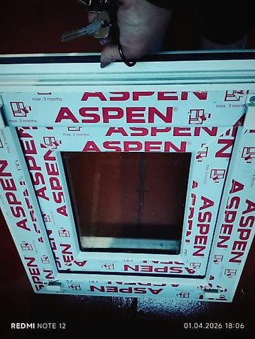 plastik cen: ASPIN marka PVC pəncərə - Material: ağ PVC profil (ASPIN brendi) — 4