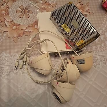 hard disk: Video-müşahidə sistemi dəsti Tərkibi: - 4 ədəd AHD/analog tipli dome — 2