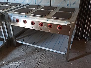 Elektrikli Plitə 2 - 4 - 6 gözlü modellər ✅️ Şəkildəki 6 gözlü alt