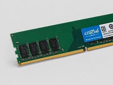kompüter ramı: Operativ yaddaş (RAM) Crucial, 4 GB, 2400 Mhz, DDR4, PC üçün, İşlənmiş — 6