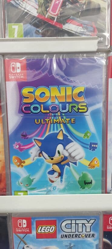 диск: Nintendo switch üçün sonic colours ultimate oyun diski. Tam original — 1