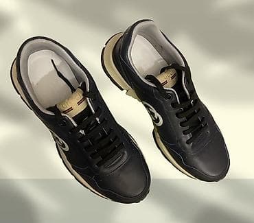 Şəxsi əşyalar: GUCCI kişi krossovkası - Rəng: Tünd göy üst, - Loqo“GUCCI” - — 5
