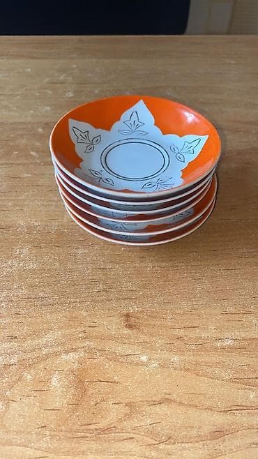 Nəlbəkilər, 6 ədədli dəst, rəng - Narıncı, SSRİ