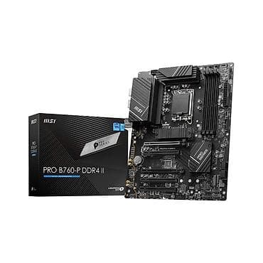 MSI PRO B760-P DDR4 II + Intel Core i3-12100F + 16GB DDR4 RAM