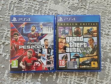 konsol: PS4 oyun diskləri – 2-lik set qutulari ideal vezyetde( bundan yaxsi — 1