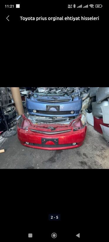 prius arxa bufer: Toyota Prius avtomobilinin müxtəlif rənglərdə olan bamperləri təklif — 3