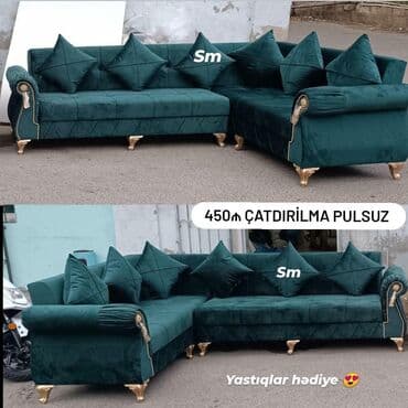 диван бу: Угловой диван, Раскладной, С подъемным механизмом, Велюровая ткань, Бесплатная доставка — 35