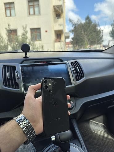 044 nomreler satisi: IPhone 11, 128 GB, Qara, Simsiz şarj, Face ID, Sənədlərlə — 2