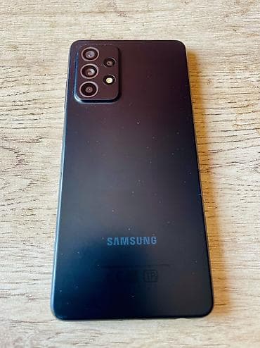 samsung not14: Samsung Galaxy A52, 128 GB, rəng - Qara, Barmaq izi, İki sim kartlı, Face ID — 3