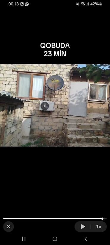 ehmedlide metronun cixisinda satilan evler: 1 otaqlı, 117 kv. m, Kredit yoxdur, Orta təmir — 1