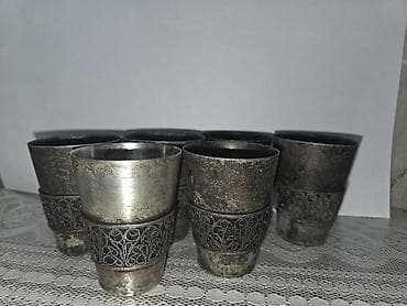 Rümkalar, rəng - Gümüşü, 6 ədədli dəst — 2