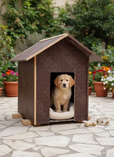 it yuvalari: İt yuvası təzə yığılıb istifadə olunmayıb qara diktdən düzəlib — 1