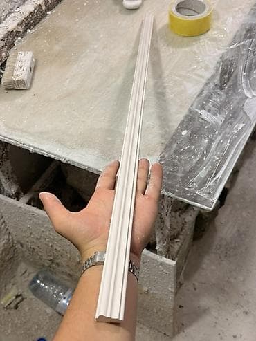 plasiq qapi: Gips karniz/profil – dekorativ tavan-divar keçidi üçün - Material — 6