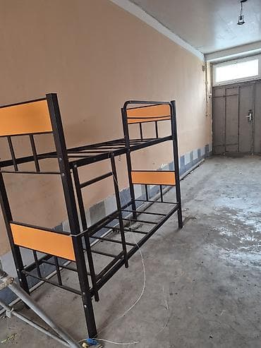 Uşaq mebeli: Oğlan və qız üçün, Çarpayı, Matrassız, Siyirməsiz, Dəmir — 1