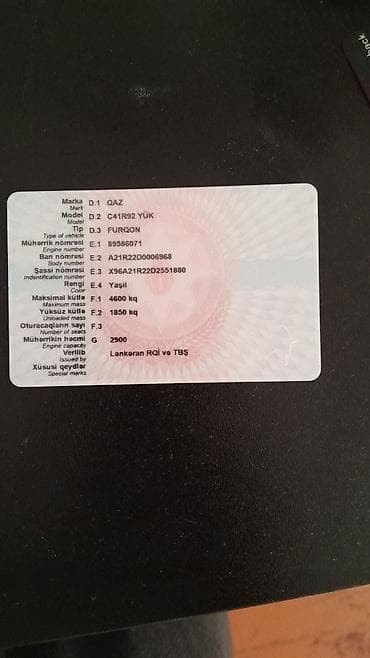 opel 1997 astra: QAZ 2013 il, motor 2.9 l, Furqon — 2