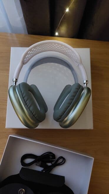 Динамики и колонки: Новый Беспроводные (Bluetooth) Наушники, цвет - Зеленый — 4