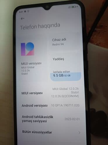 xiomi redmi 13: Redmi 9A, 32 GB, İki sim kartlı — 2