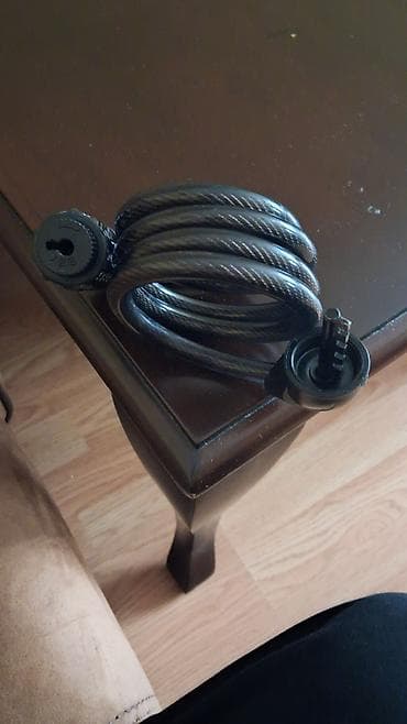 velosiped açarı: Kombinasiya ilə kilidlənən velosiped üçün kabel kilidi - 4 rəqəmli — 2