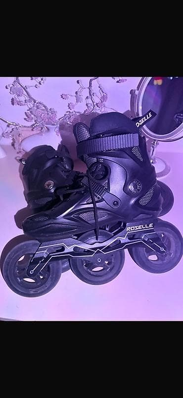 toplar: Roselle marka inline konki (təkərli paten) - Rəng: qara - 3 böyük — 1