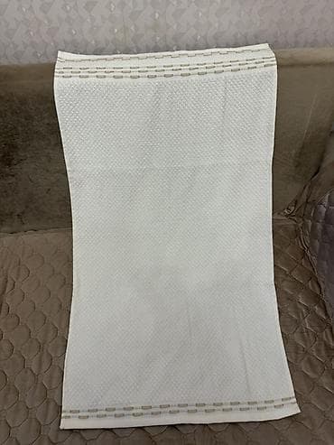Dəsmallar: Mətbəx üçün Yeni rəng - Ağ Pambıq Dəsmal — 1
