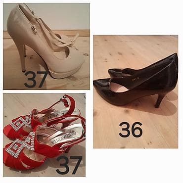 saat ucuz: Qadın ayaqqabıları – 3 fərqli model 3 u Birlikde 15 azn. 1) Bej — 1