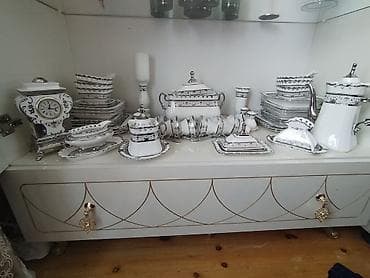 cay servisi: Nahar dəsti, rəng - Ağ, Farfor, 6 nəfərlik — 5