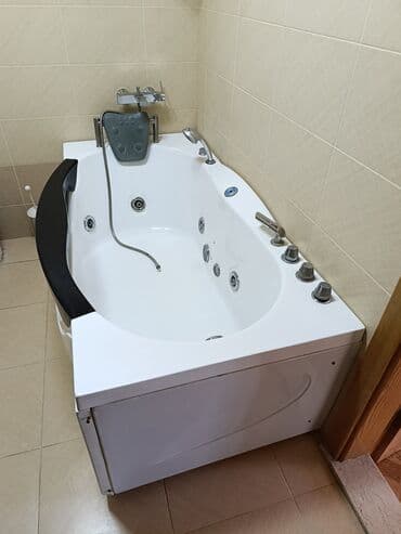 Hidromassajlı vanna – kompakt künc model - Künc quraşdırma üçün