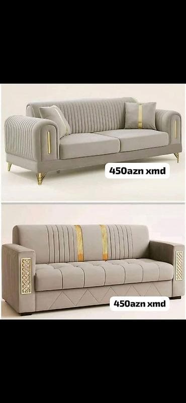 ev stullari: Mebel kateqoriyası: 3 nəfərlik divan Model: Müasir klassik üslubda — 1