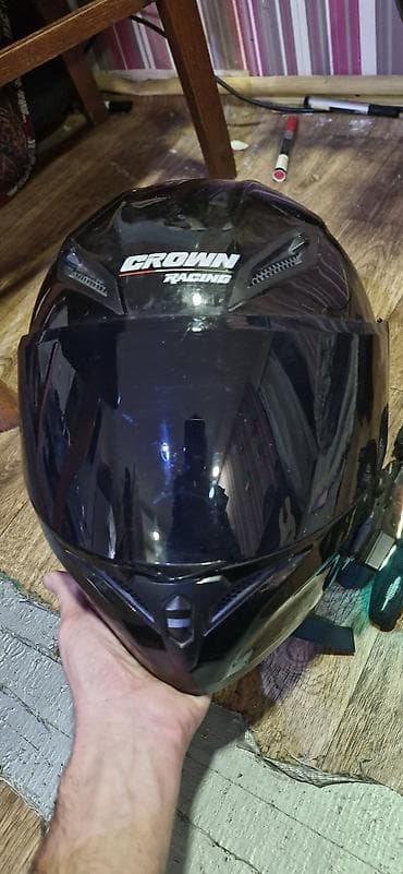 06 arxa faralari: Moto dəbilqə və aksesuarlar dəsti Kaska+interkom, əlcəklər, maska, 2 — 5