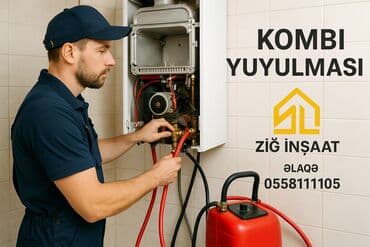Xidmət: Kombi və radiator yuyulması, kanalizasiya açma Təsvir: -