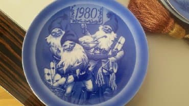 подарок подруге: Tarelochka iz Shvecii, diametr pochti 22sm, prekrasniy podarok, bez — 2