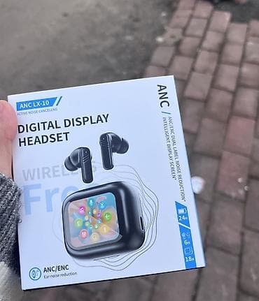 pro 6 airpods: ANC LX-10 Digital Display Headset – simsiz qulaqlıq dəsti - Aktiv — 1